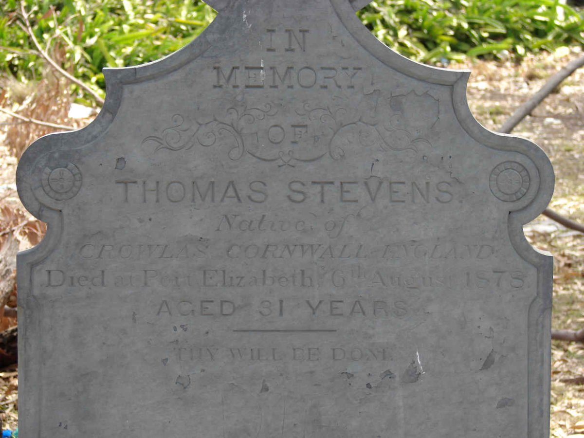 STEVENS Thomas -1878