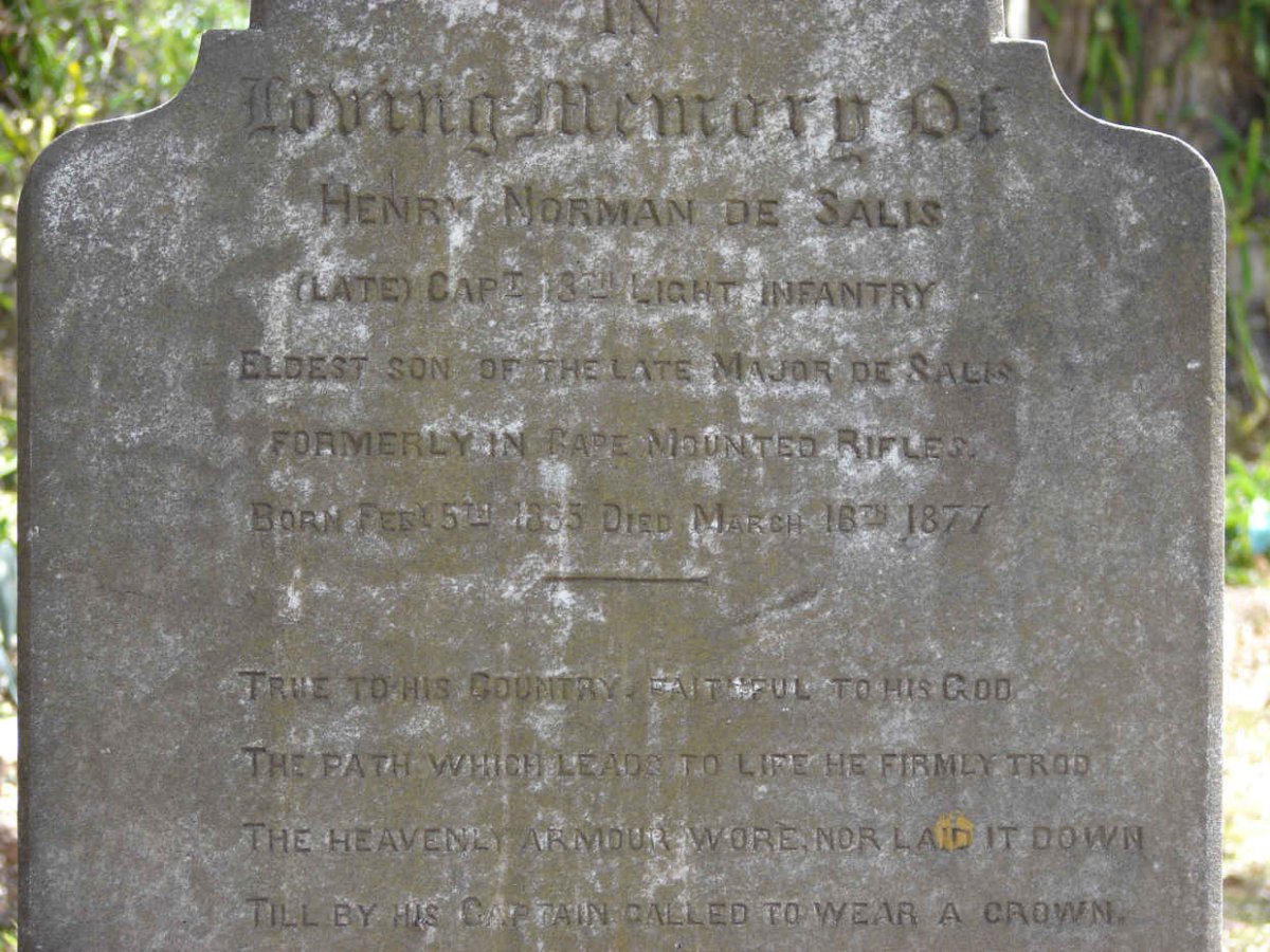 SALIS Henry Norman, de 1835-1877