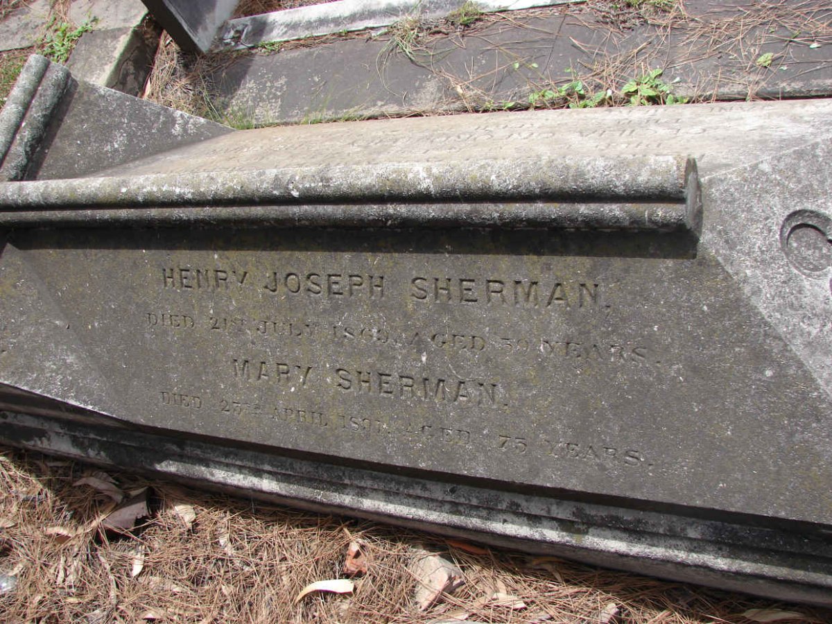 SHERMAN Henry Joseph -1869 :: SHERMAN Mary -1891