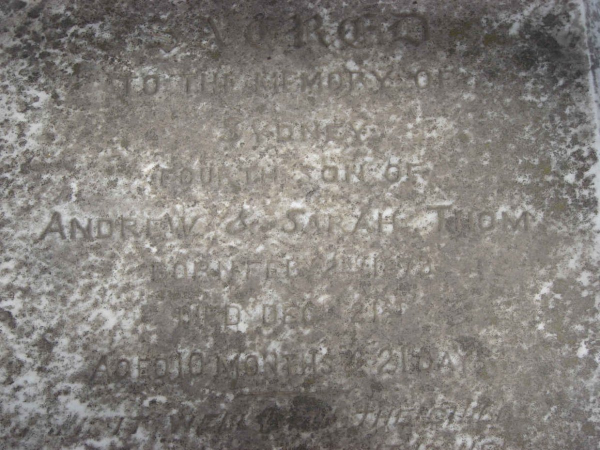 THOM Sidney -1873