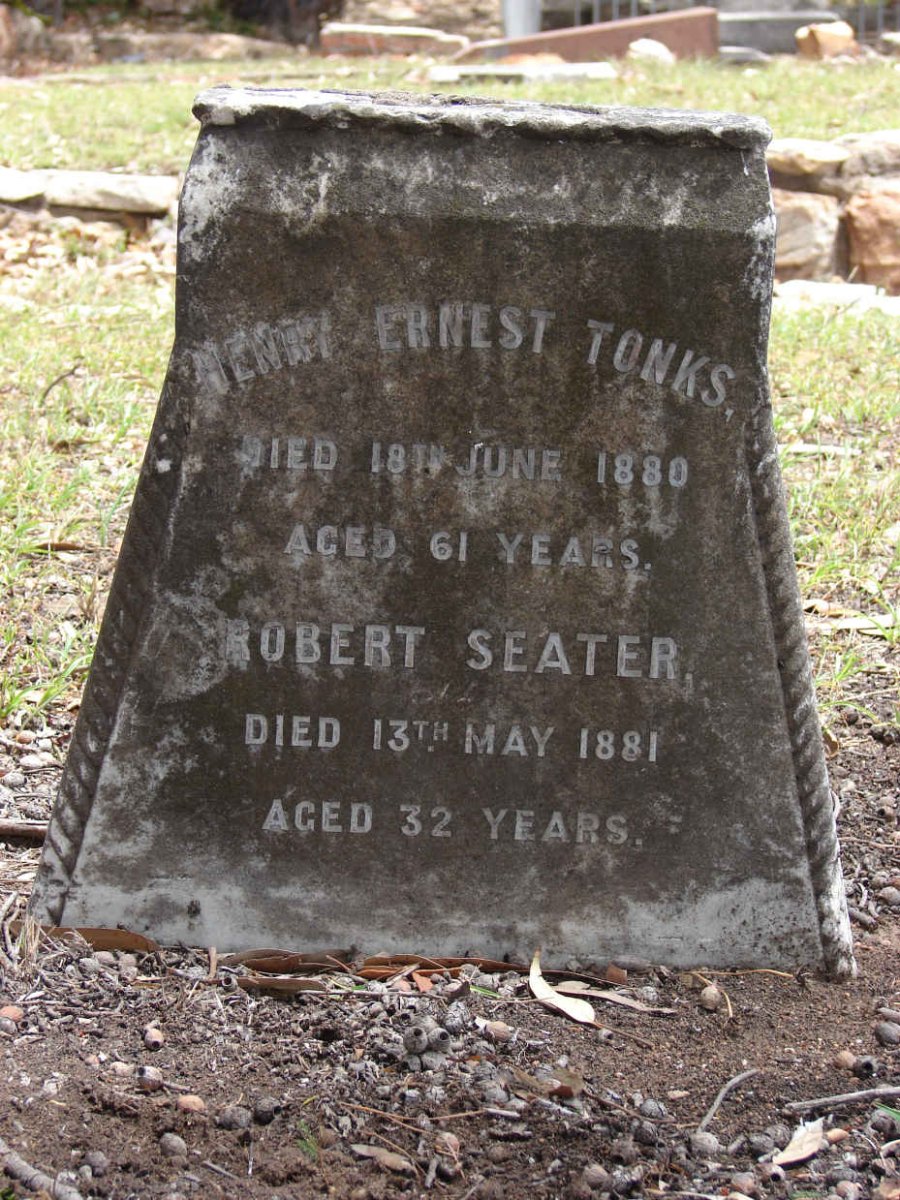 TONKS Henry Ernest -1880 :: SEATER Robert -1881