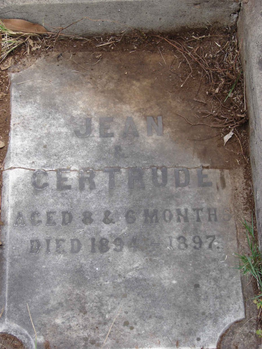 ? Jean -1894 :: ? Gertrude -1897