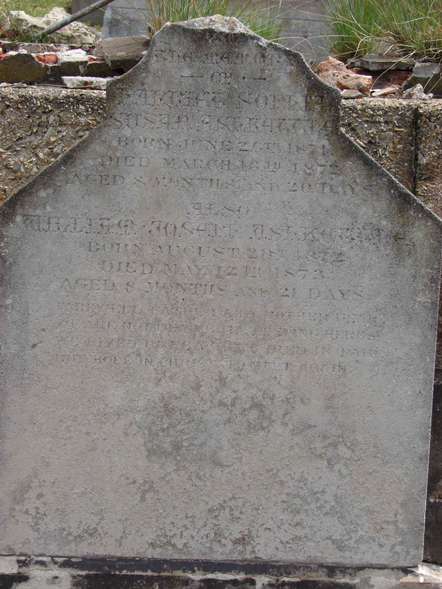 ? AS?K??? ? Sophia Susar 1871-1872 :: ? AS?K??? William Joseph 1872-1873