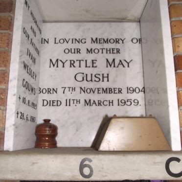 GUSH Myrtle May 1904-1959 :: GOUWS Ivan Wesley 1925-1987