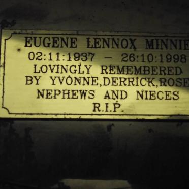 MINNIE Eugene Lennox 1937-1998