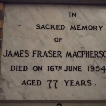 MACPHERSON James Fraser -1954