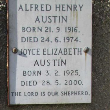 AUSTIN Alfred Henry 1916-1974 &amp; Joyce Elizabeth 1925-2000