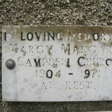 CHURCH Margy Margaret Campbell 1904-1971 