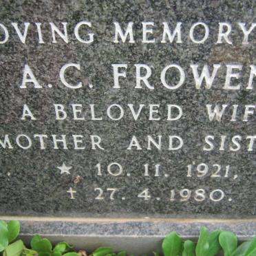 FROWEN A.C. 1921-1980