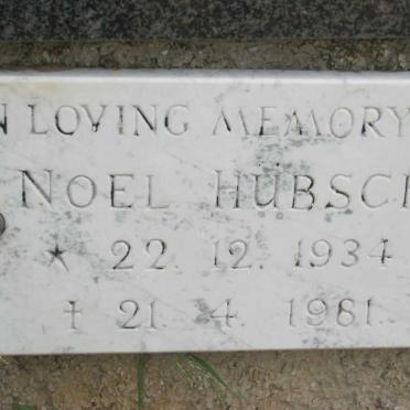 HUBSCH Noel 1934-1981