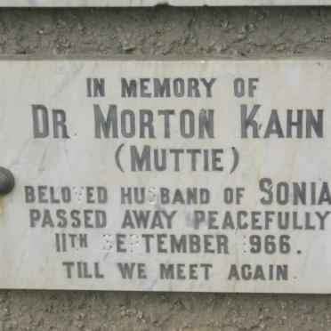 KAHN Morton -1966