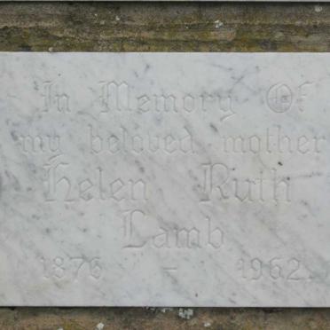LAMB Helen Ruth 1876-1962