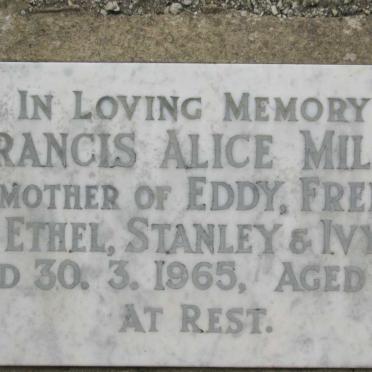 MILES Francis Alice -1965