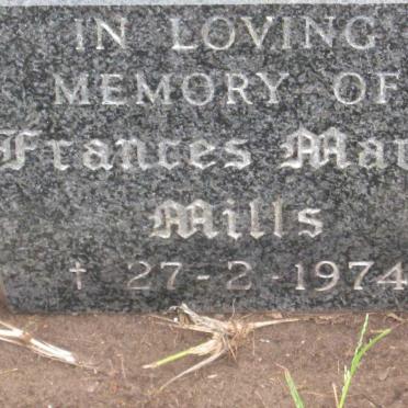 MILLS Frances Mary -1974