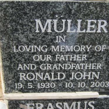 MULLER Ronald John 1930-2003