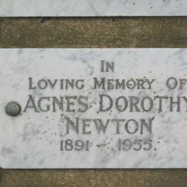 NEWTON Agnes Dorothy 1891-1955