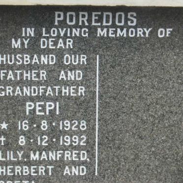 POREDOS Pepi 1928-1992