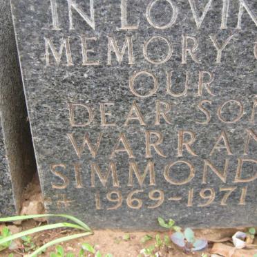 SIMMONDS Warran 1969-1971