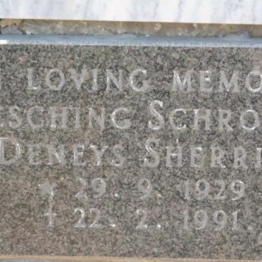SHERRIT Lesching Schroeder Deneys 1929-1991