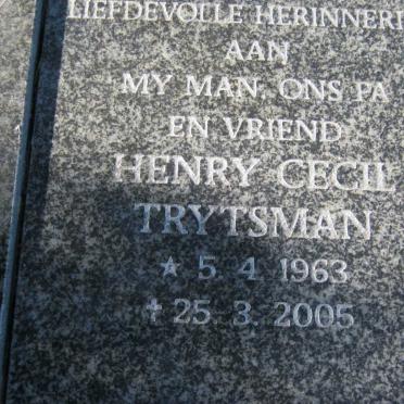 TRYTSMAN Henry Cecil 1963-2005