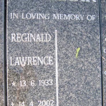 VERMAAK Reginald Lawrence 1933-2002