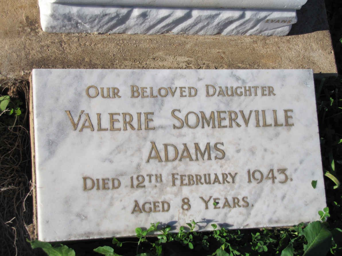 ADAMS Valerie Somerville -1943 