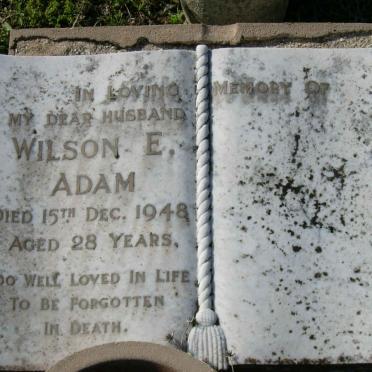 ADAM Wilson E. -1948