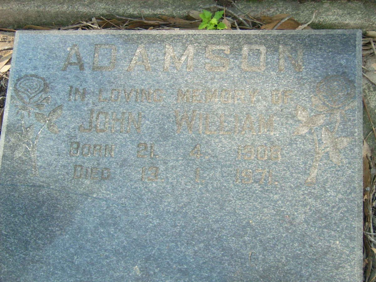ADAMSON John William 190?-1971