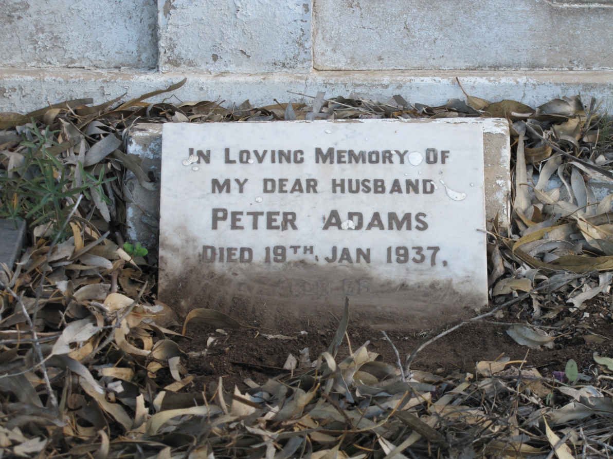 ADAMS Peter -1937
