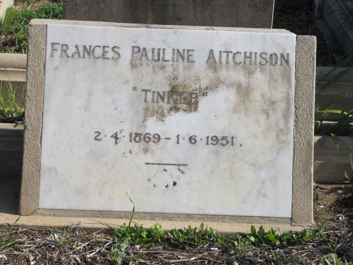 AITCHISON Frances Pauline 1869-1951