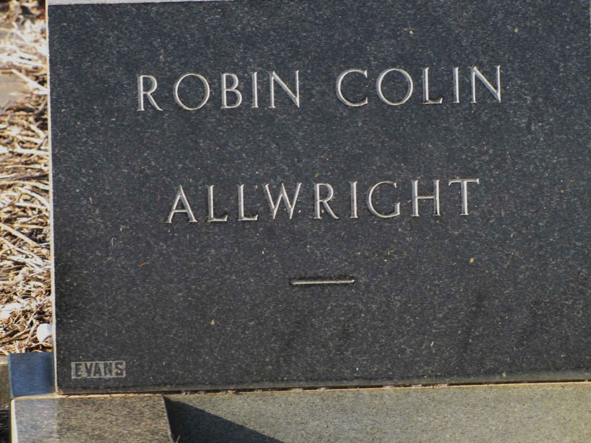 ALLWRIGHT Robin Colin
