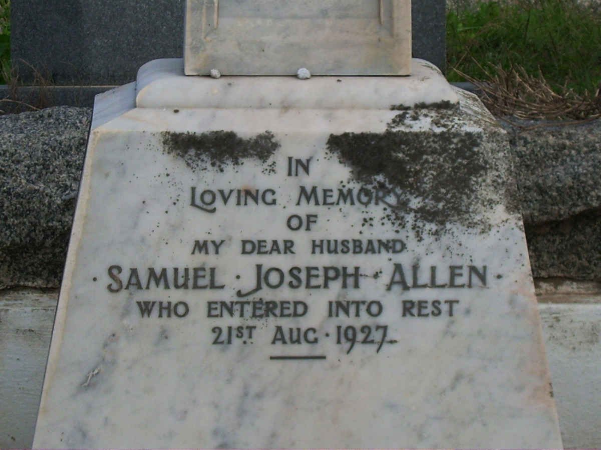 ALLEN Samuel Joseph -1927 