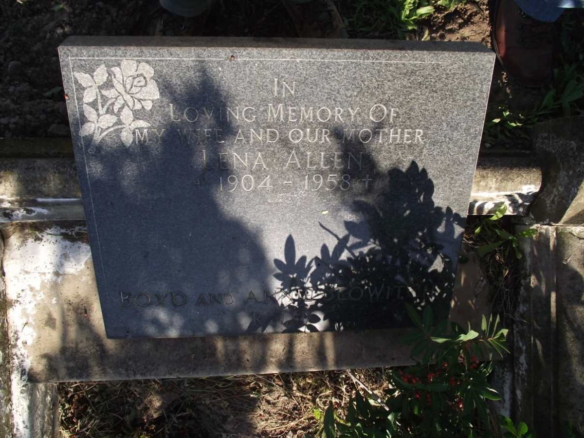 ALLEN Lena 1904-1958