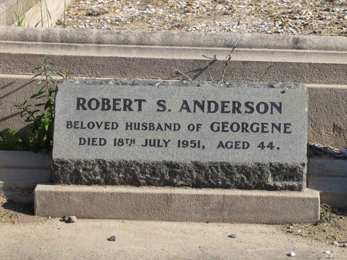 ANDERSON Robert S. -1951