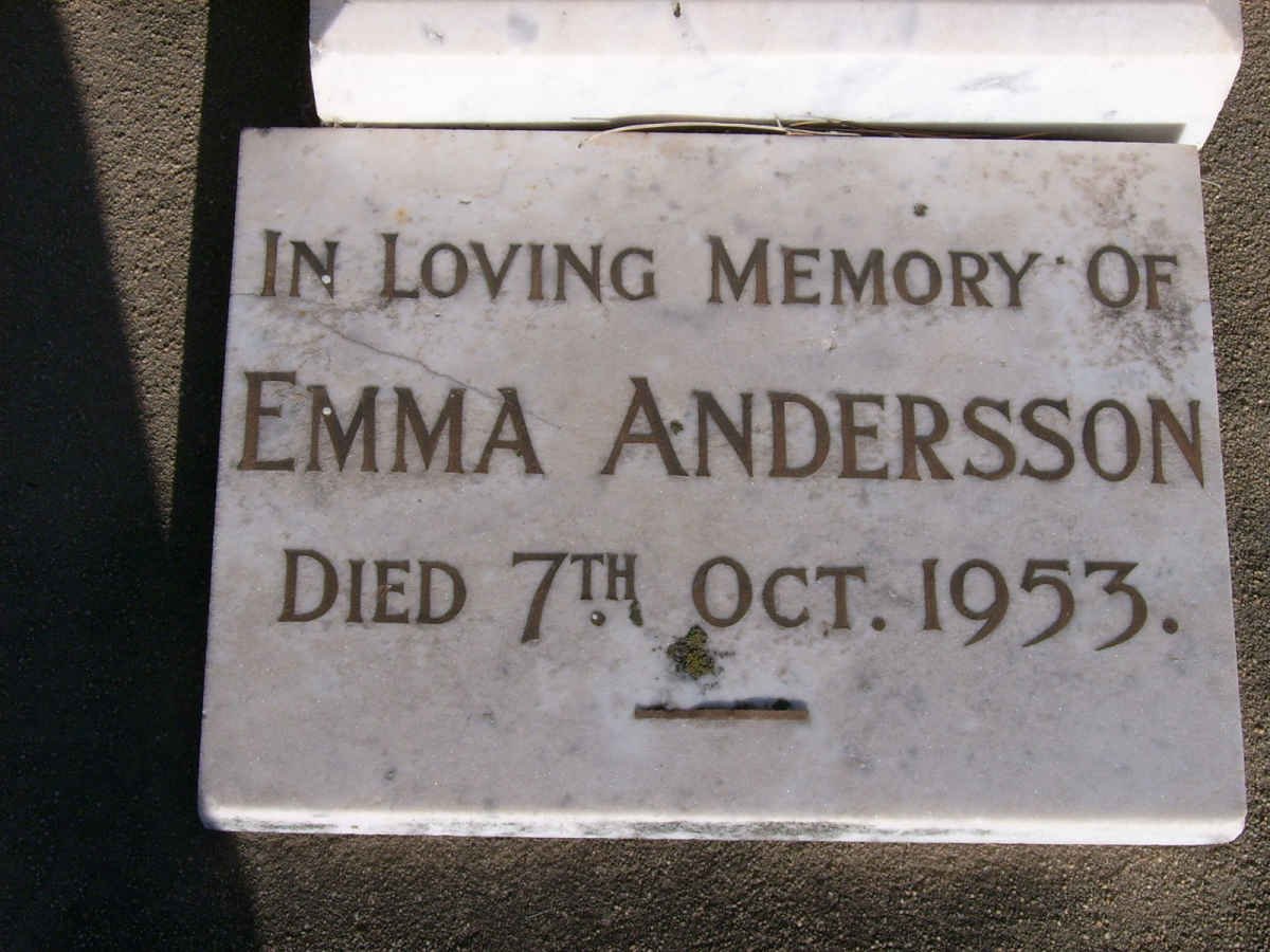 ANDERSSON Emma -1953