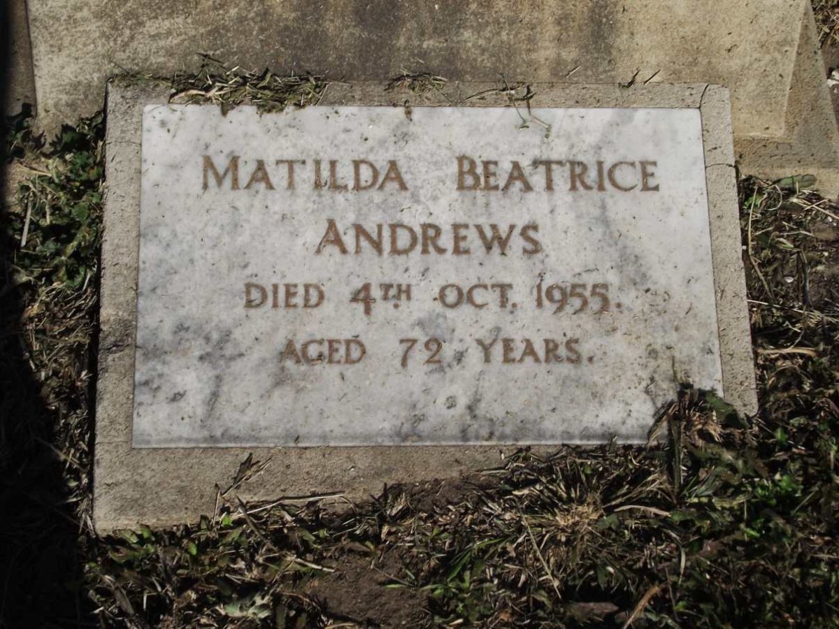 ANDREWS Matilda Beatrice -1955