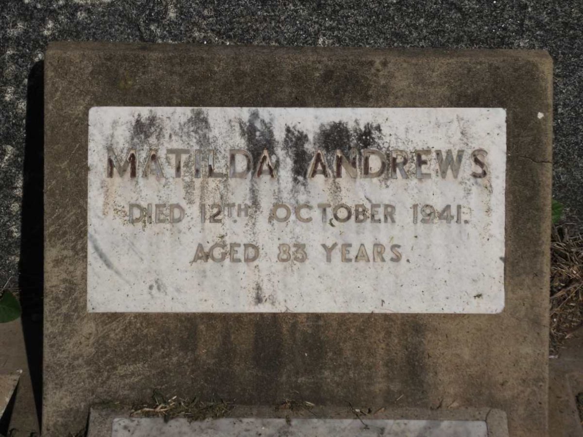 ANDREWS Matilda -1941