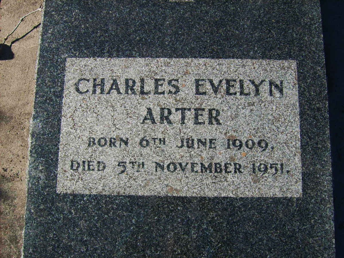 ARTER Charles Evelyn 1909-1951