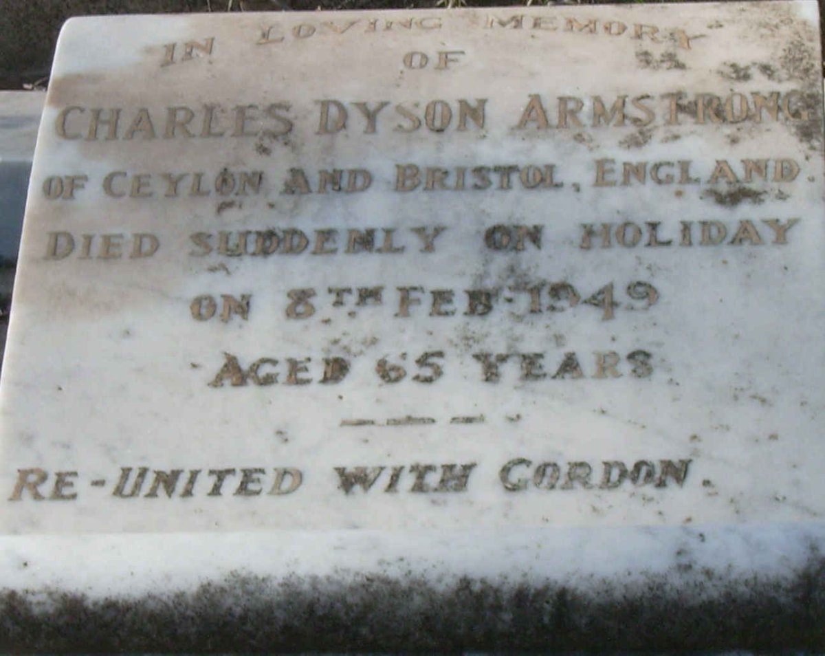 ARMSTRONG Charles Dyson -1949