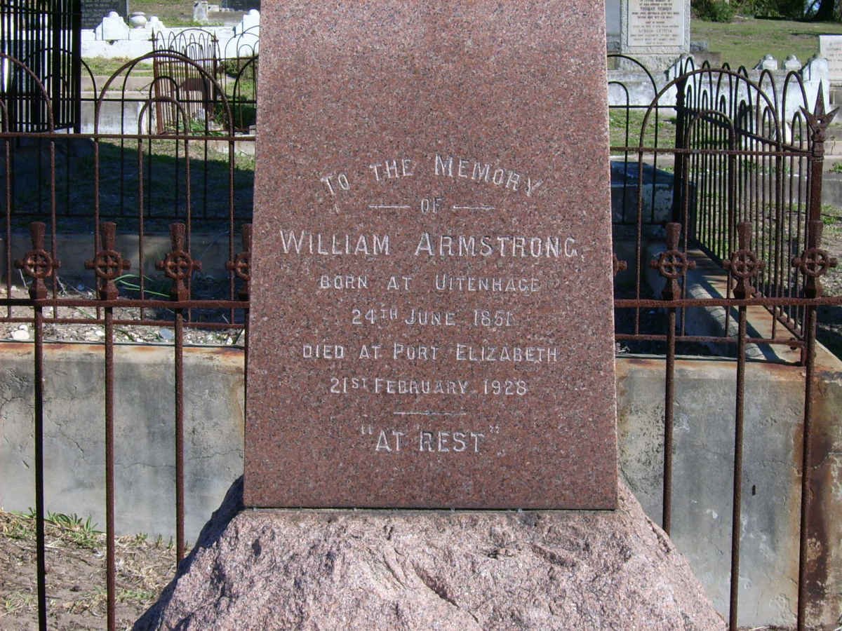 ARMSTRONG William 1851-1928