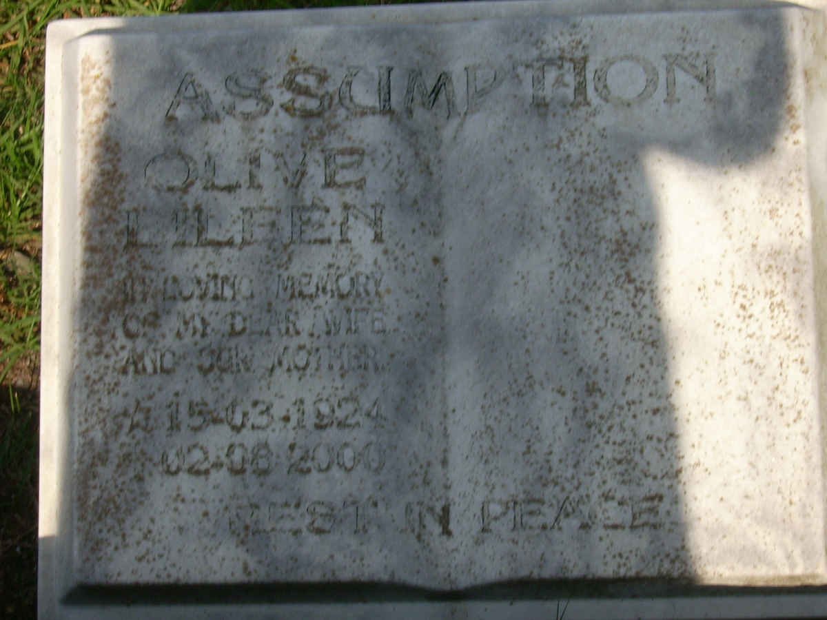 ASSUMPTION Olive Eileen 1924-2000