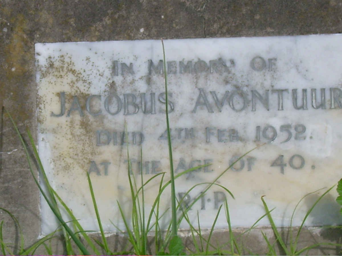 AVONTUUR Jacobus -1952