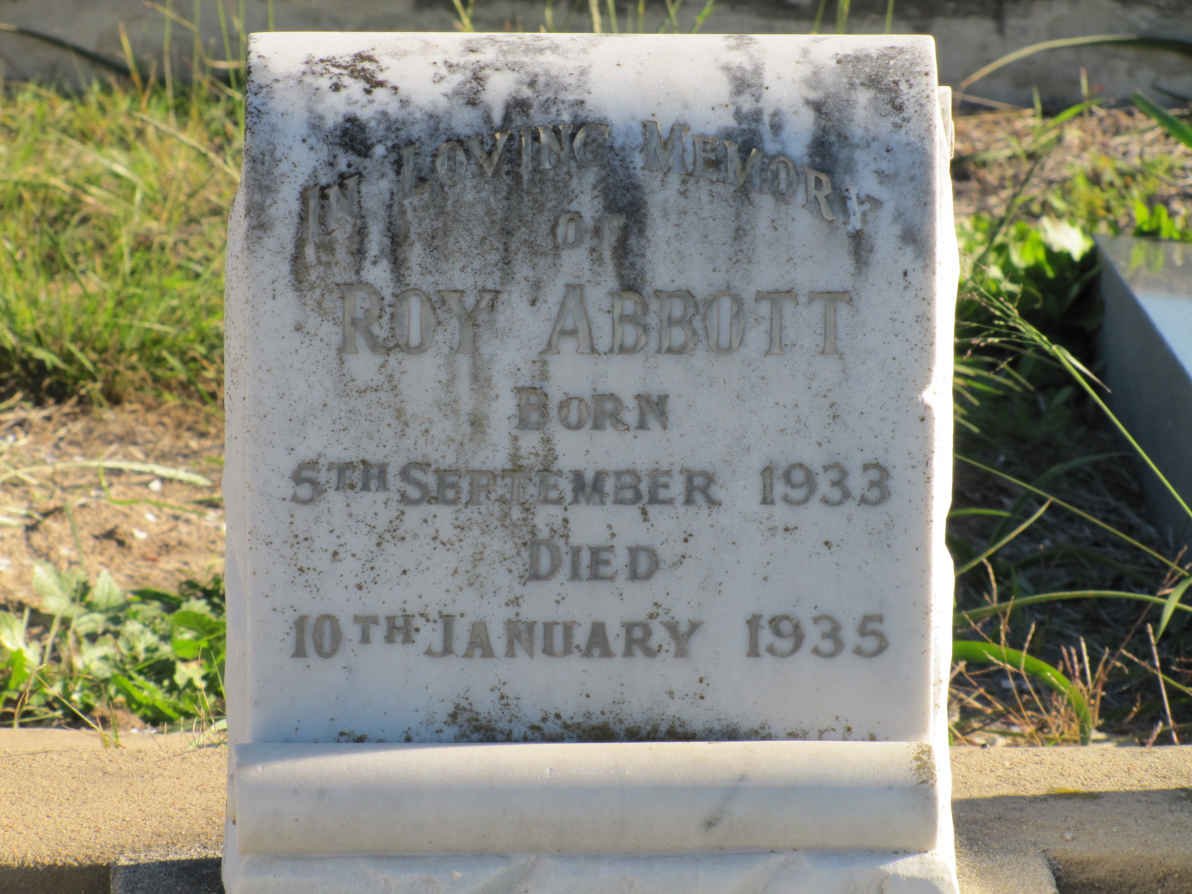 ABBOTT Roy 1933-1935