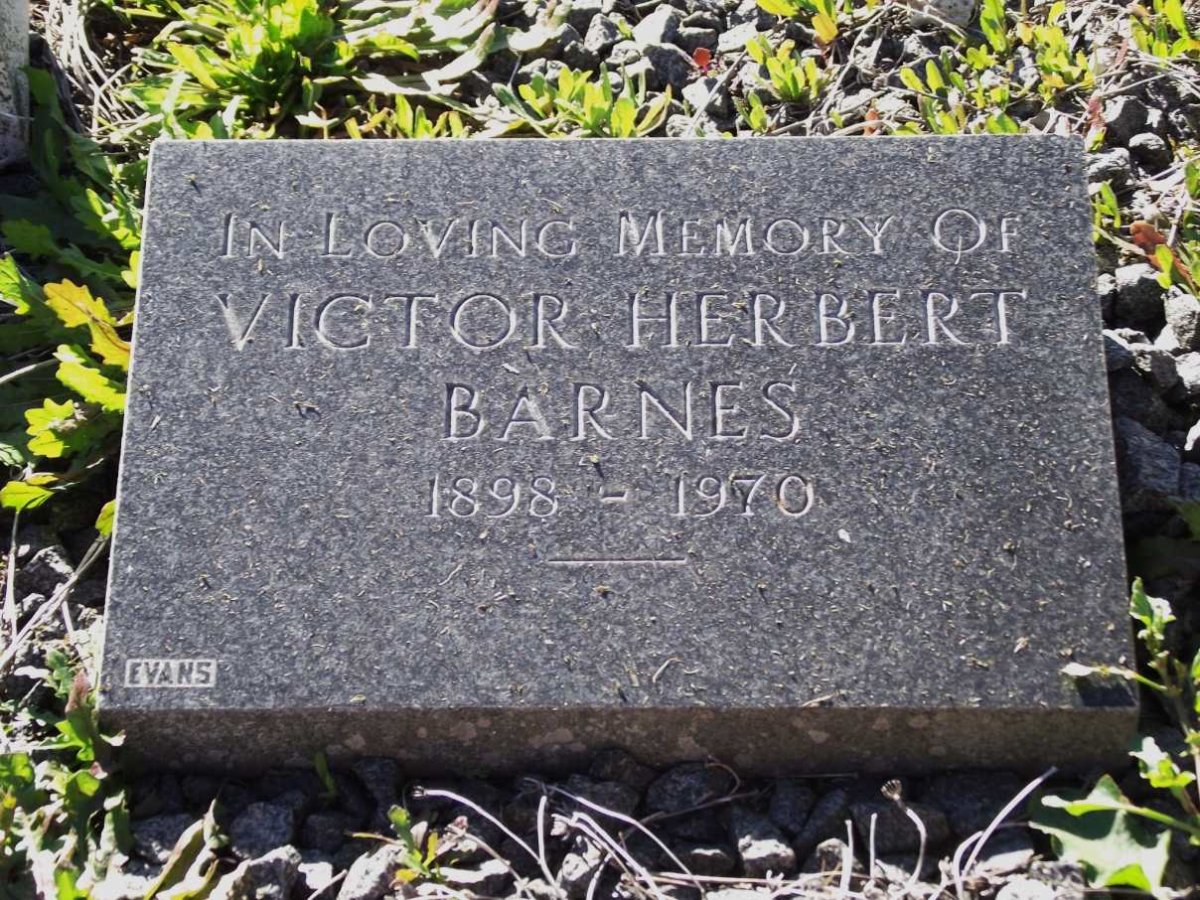 BARNES Victor Herbert 1898-1970