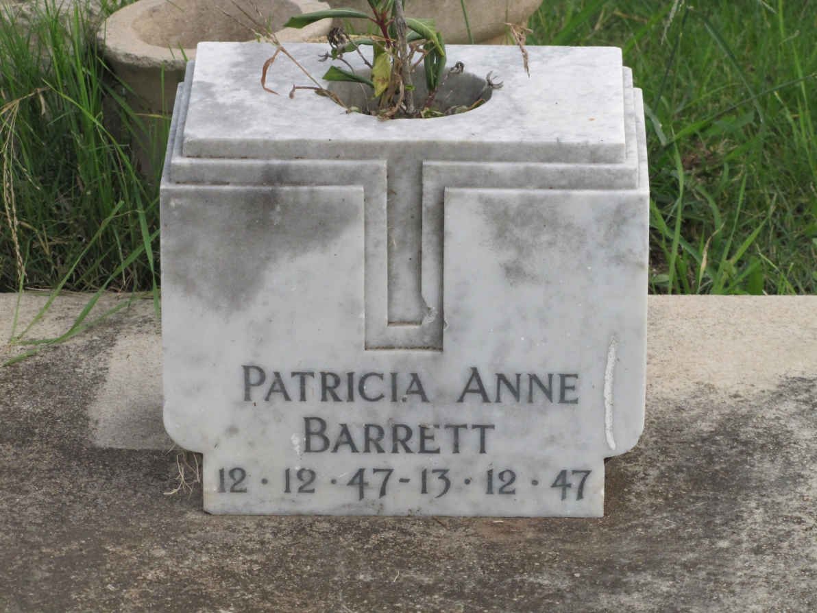 BARRETT Patricia Anne 1947-1947