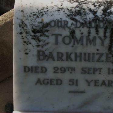 BARKHUIZEN Tommy -1950