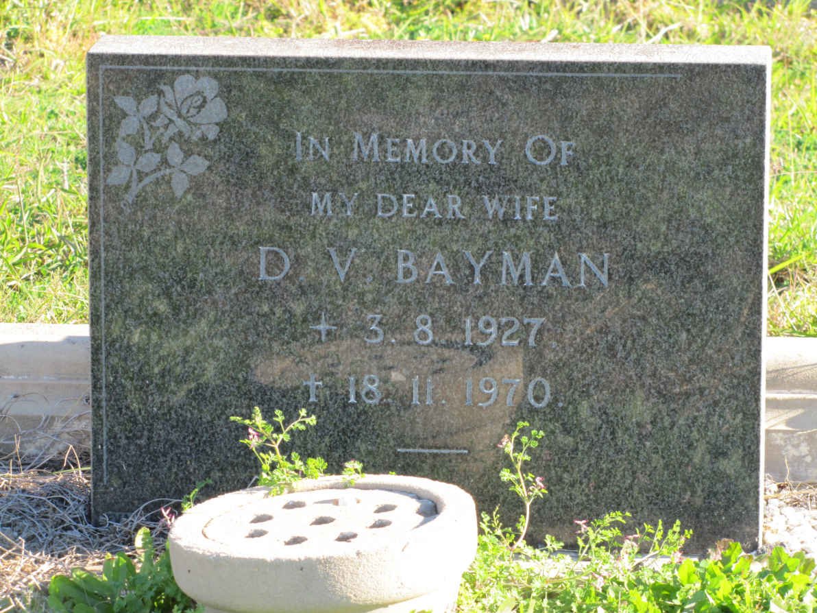 BAYMAN D.V. 1927-1970
