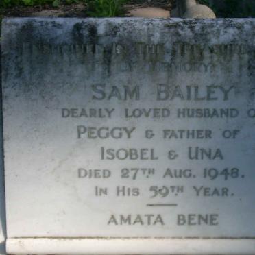 BAILEY Sam -1948