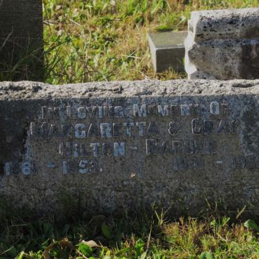 BARBER Gray, HILTON 1881-1966 &amp; Margaretta 1881-1953