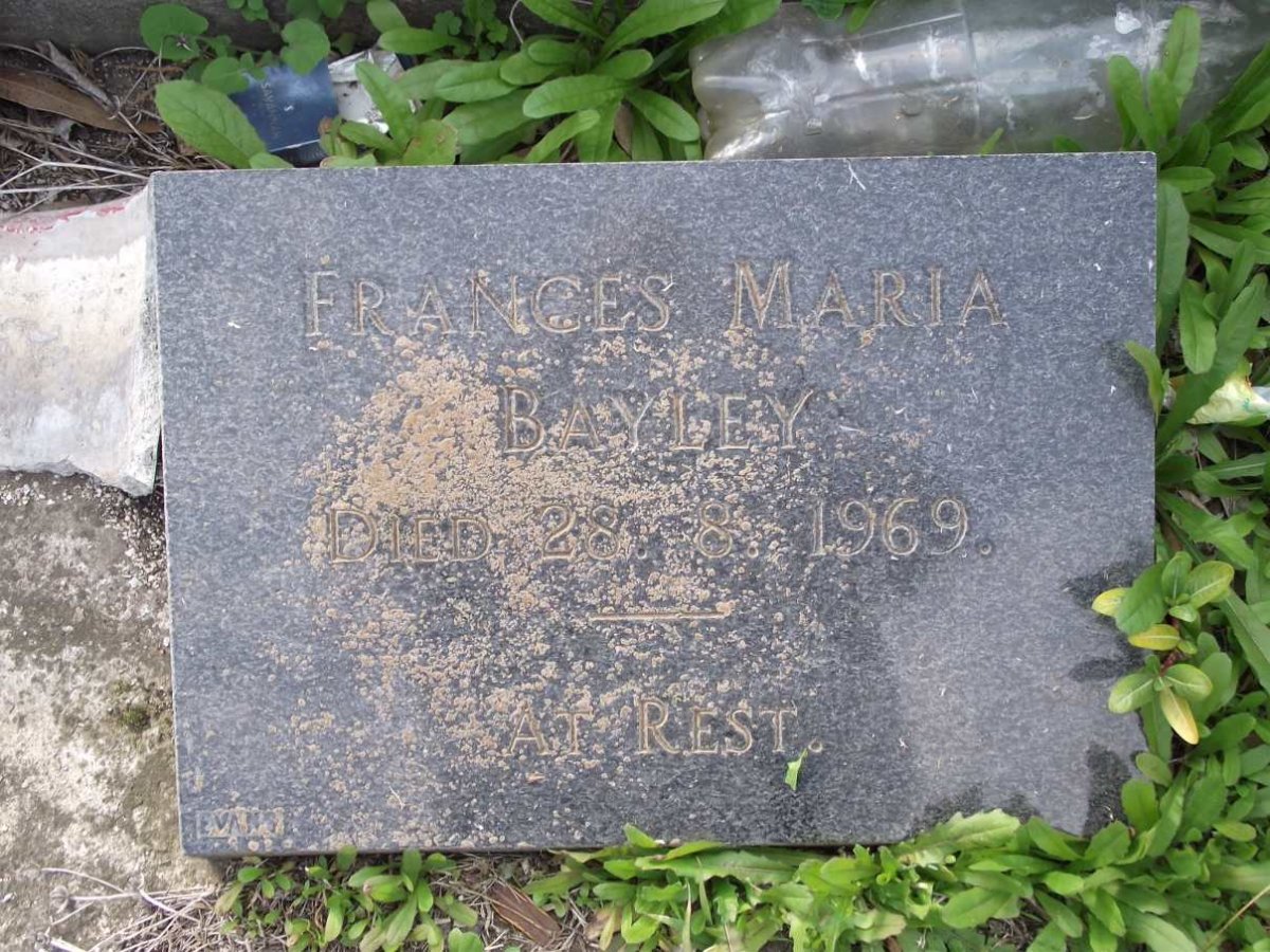 BAYLEY Francis Maria -1969